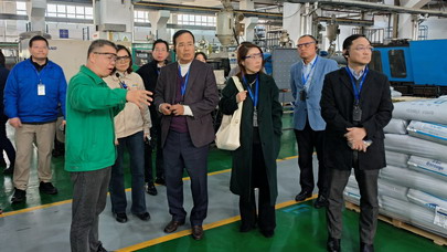 黄维义总裁视察中山生产基地